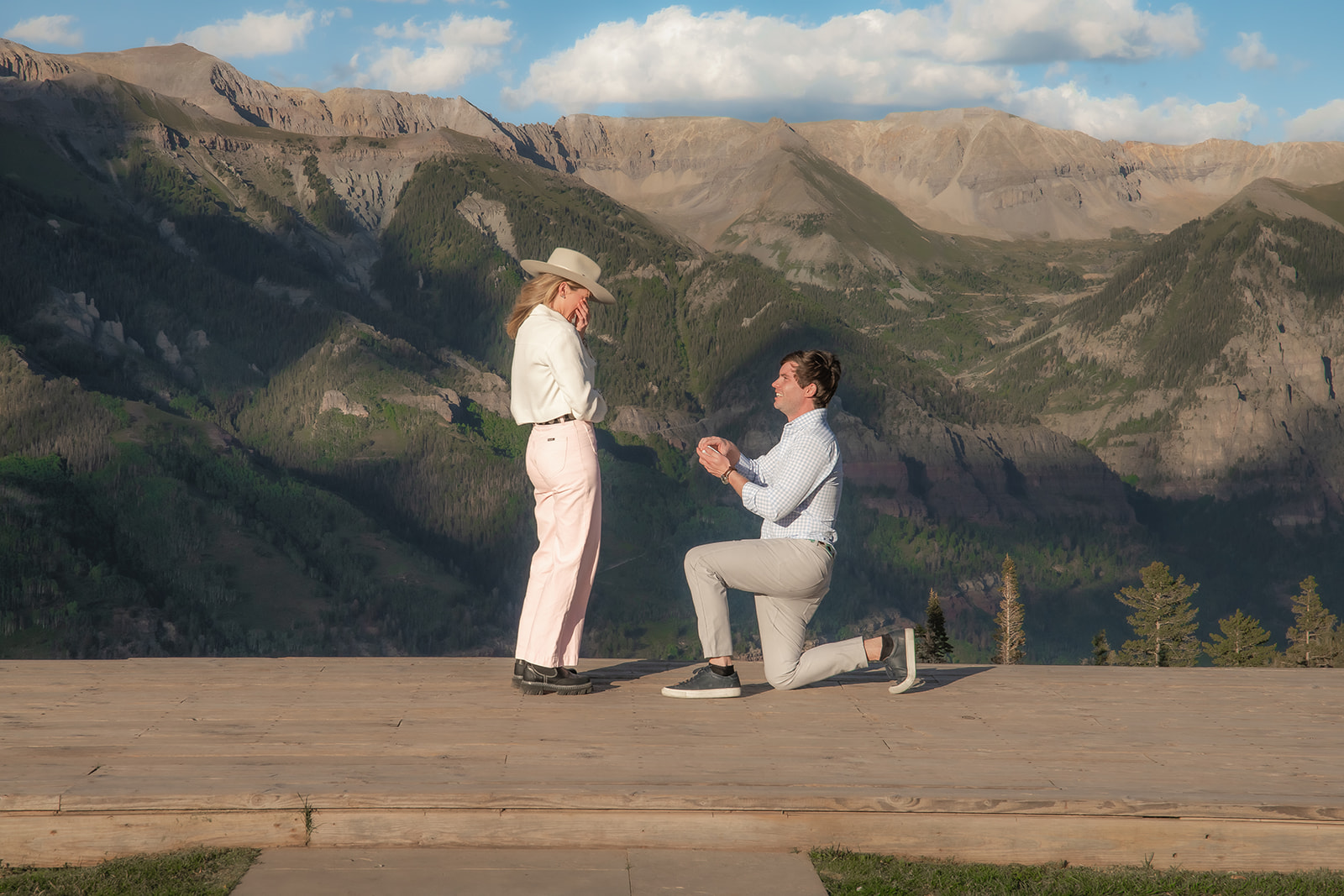 Engagement at San Sophia in Telluride, CO